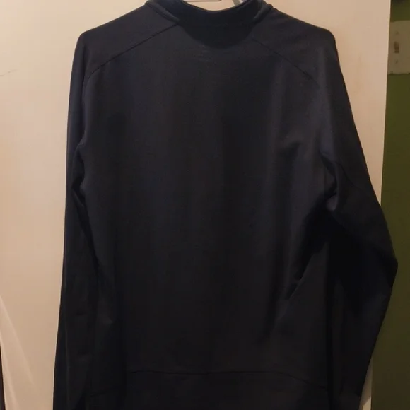 Nike - Black Dri Fit Quarter Zip Sweater Men's Large - Picture 5 of 5